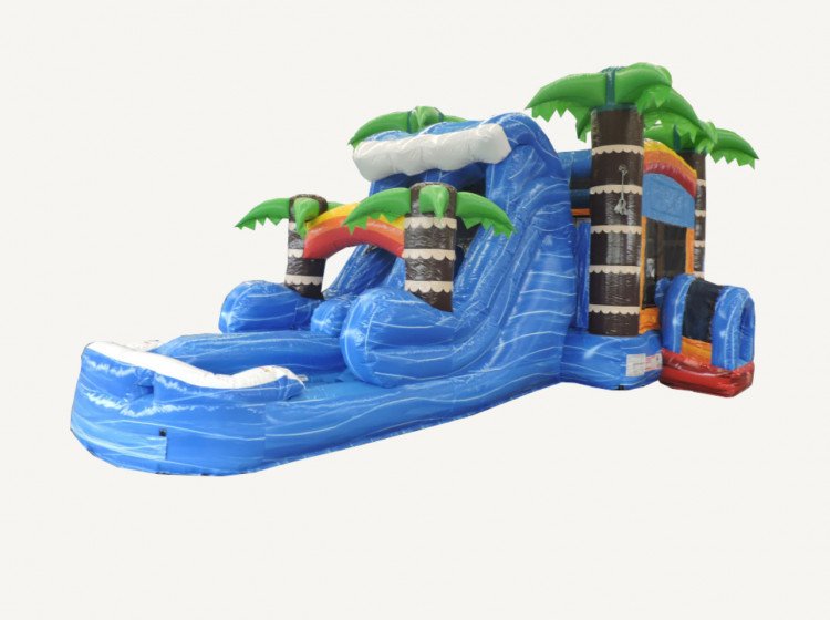 Tropical Tsunami Bounce House