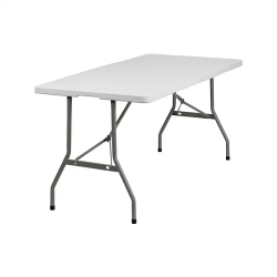 Plastic 6' Rectangular Table